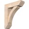 Ekena Millwork Thorton Slat Smooth Bracket w/ Offset Brace, Douglas Fir, 7 1/2"W x 26"D x 30"H BKT0806X26X30THR06SDF - alternate 1